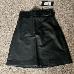 French Connection Leather/Suede skirt